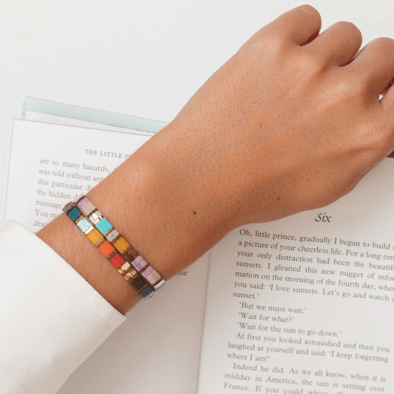 Parure Flora - Bracelets de perles