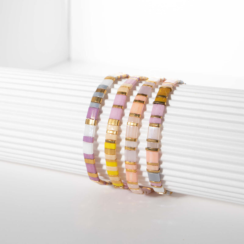 Set Lia - Pulseiras de pérolas