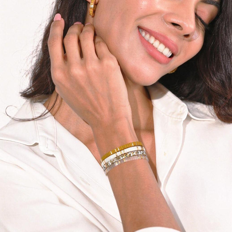 Parure Sienna - Bracelets de perles