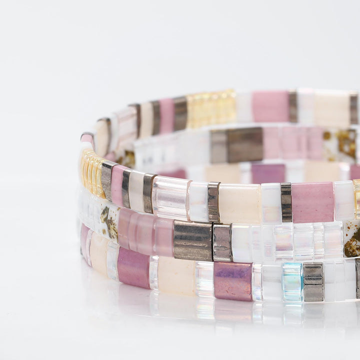 Parure Amélie - Bracelet de perles