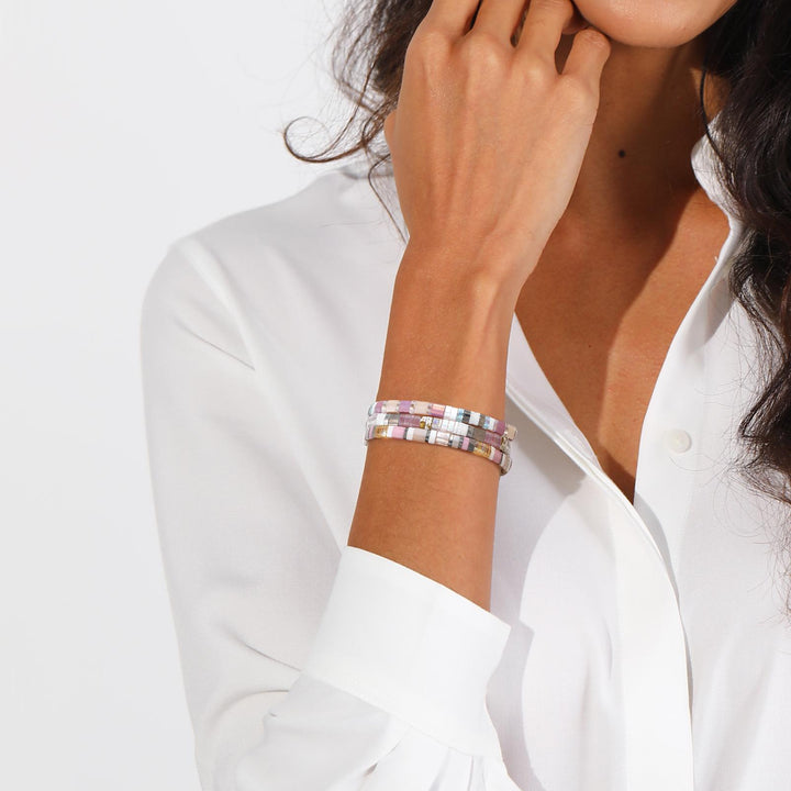 Parure Amélie - Bracelet de perles