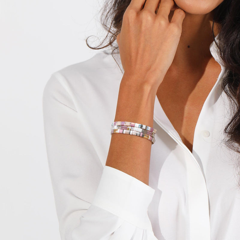 Parure Amélie - Bracelet de perles
