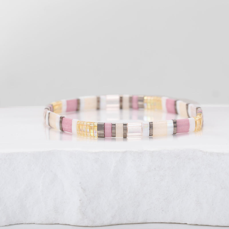 Parure Amélie - Bracelet de perles