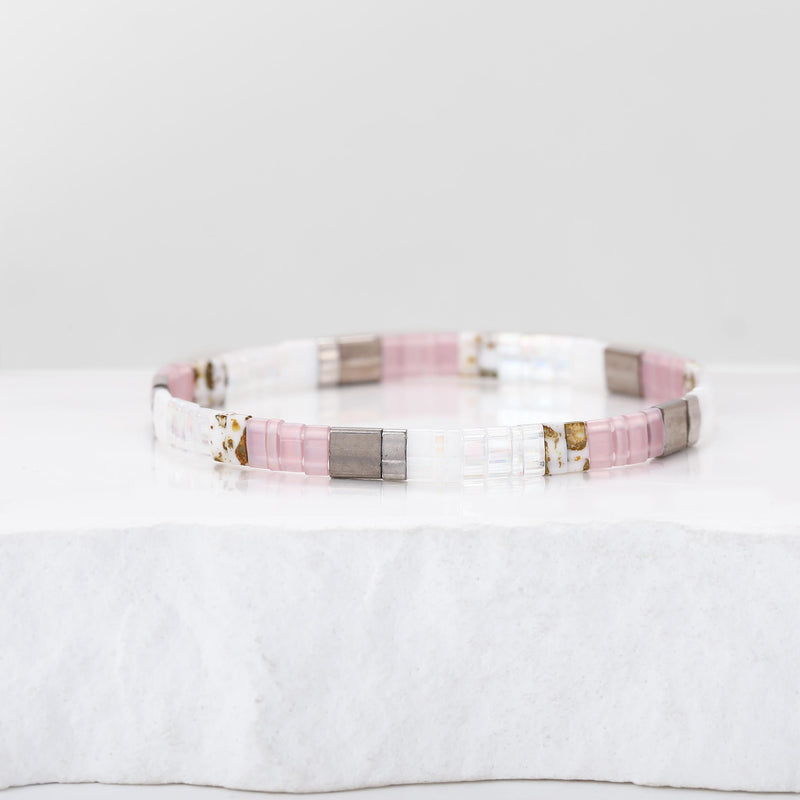 Parure Amélie - Bracelet de perles