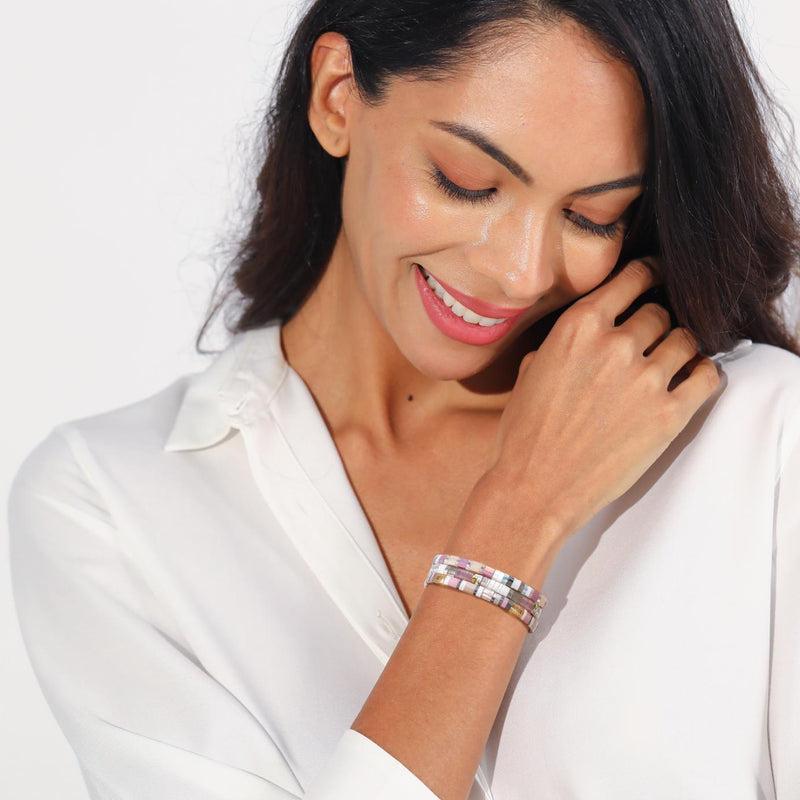 Parure Amélie - Bracelet de perles