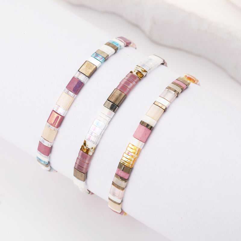 Parure Amélie - Bracelet de perles