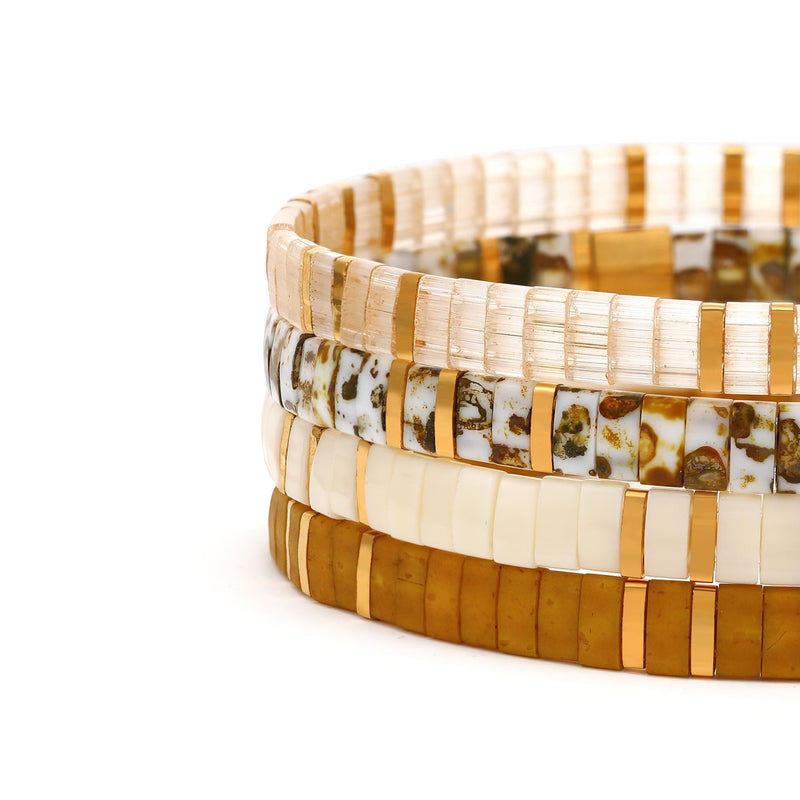 Parure Sienna - Bracelets de perles