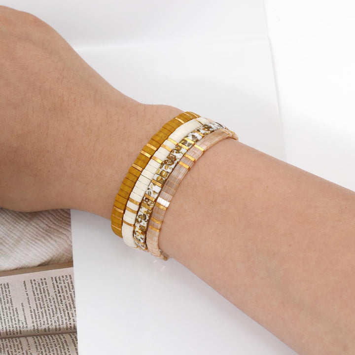 Parure Sienna - Bracelets de perles