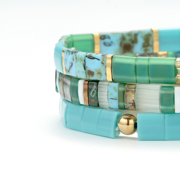 Ensemble Savane (Parures Luna, Émeraude, et Le Morne)