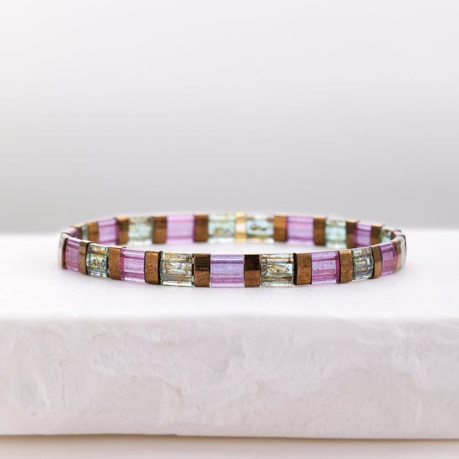 Parure Allegra - vue détaillée des perles Miyuki japonaises