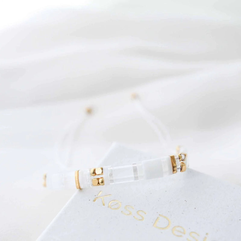 Parure Lily - Bracelet de perles