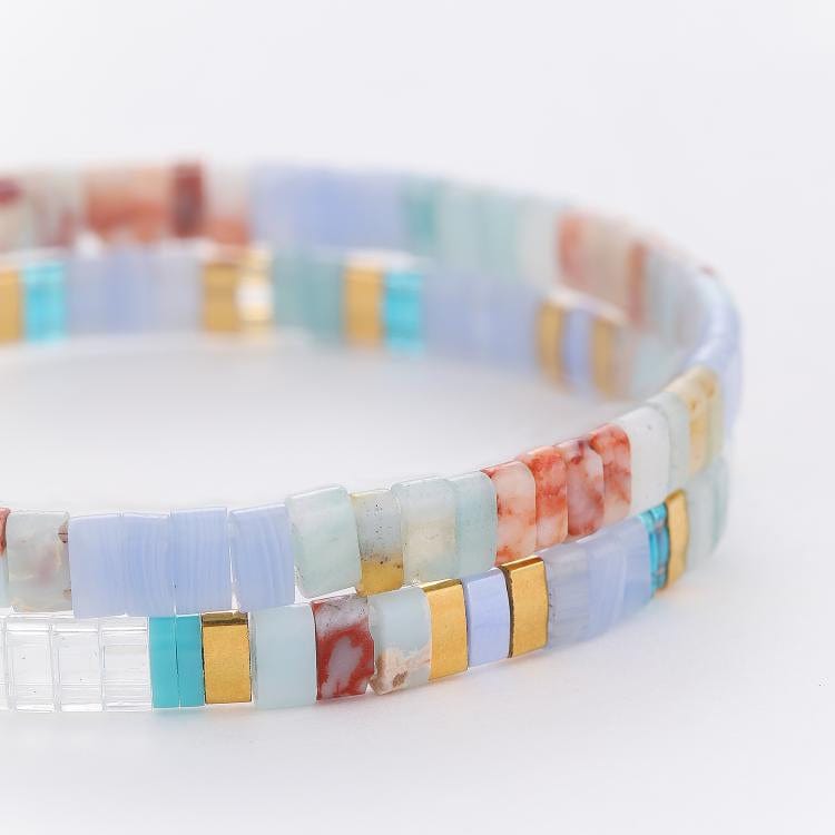 Parure Nerea - Bracelet de perles