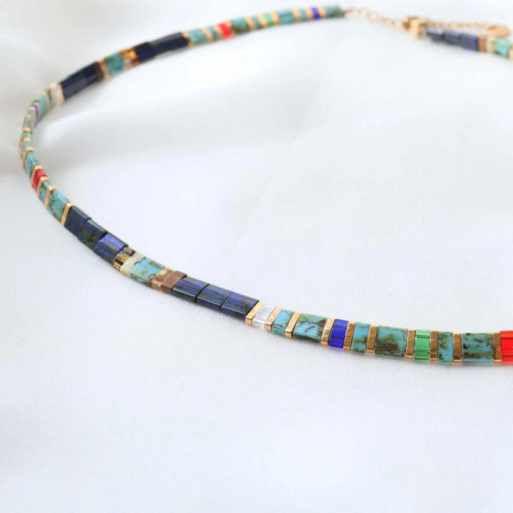 Ensemble Lou (Boucles d'oreilles, collier et parure)