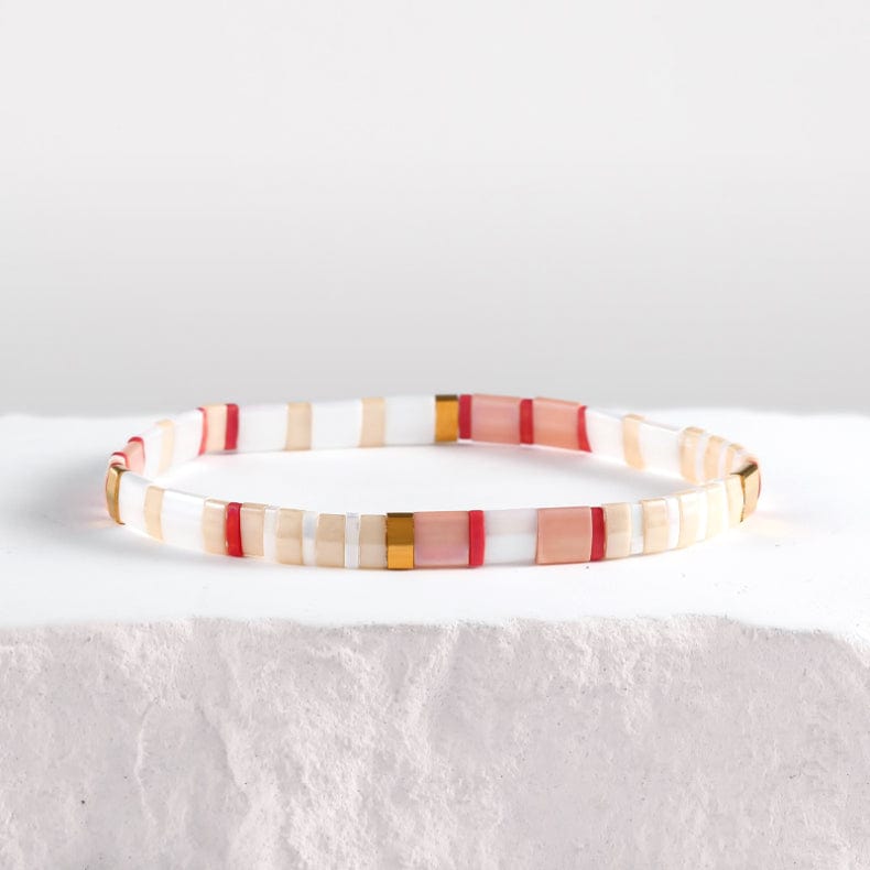 Fleur - Bracelet de perles - bracelets perles plates fait main en perles Miyuki par Køss Design