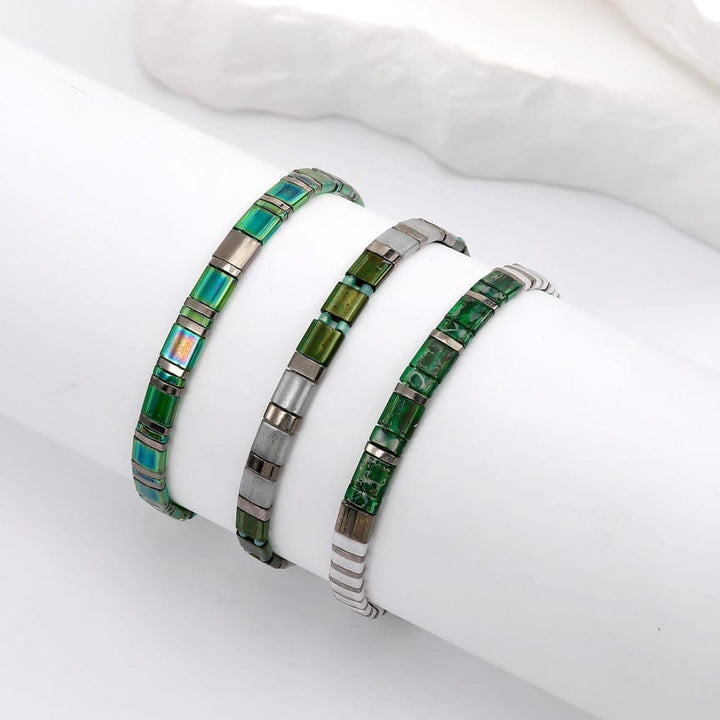 Parure Alenia - Bracelets de Perles