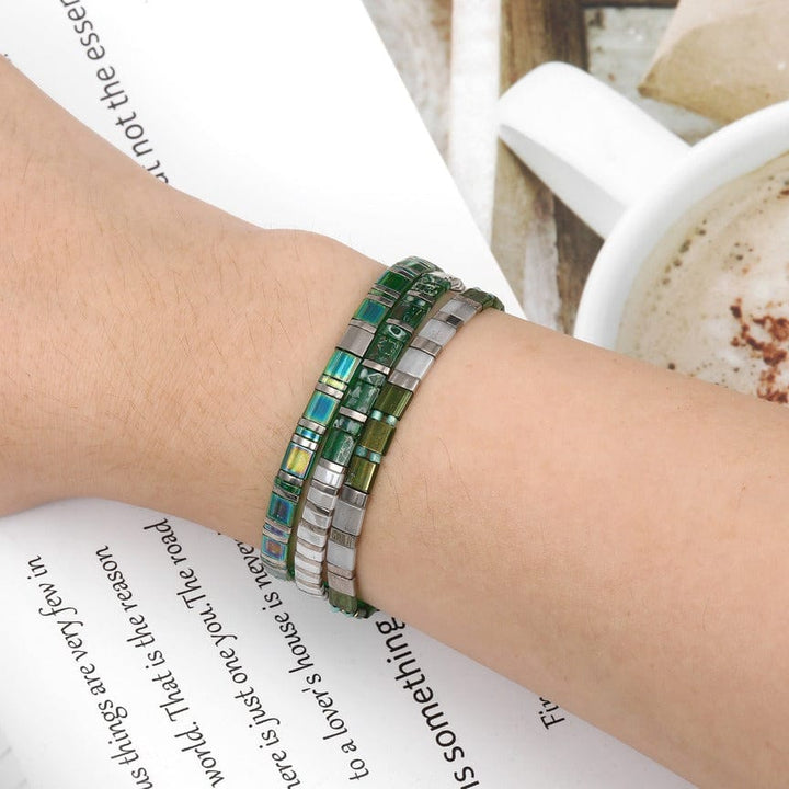 Parure Alenia - Bracelets de Perles