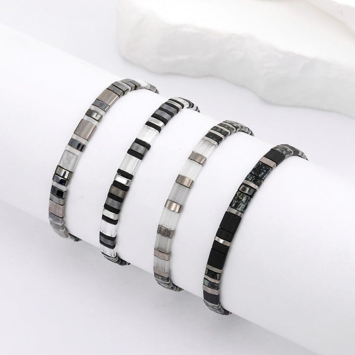 Parure Clio - Bracelets de Perles - bracelet de perles colorées fait main en perles Miyuki par Køss Design