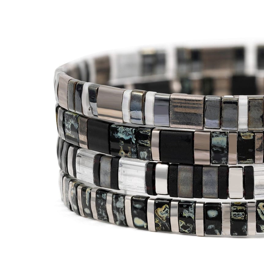 Parure Clio - vue détaillée des perles Miyuki japonaises