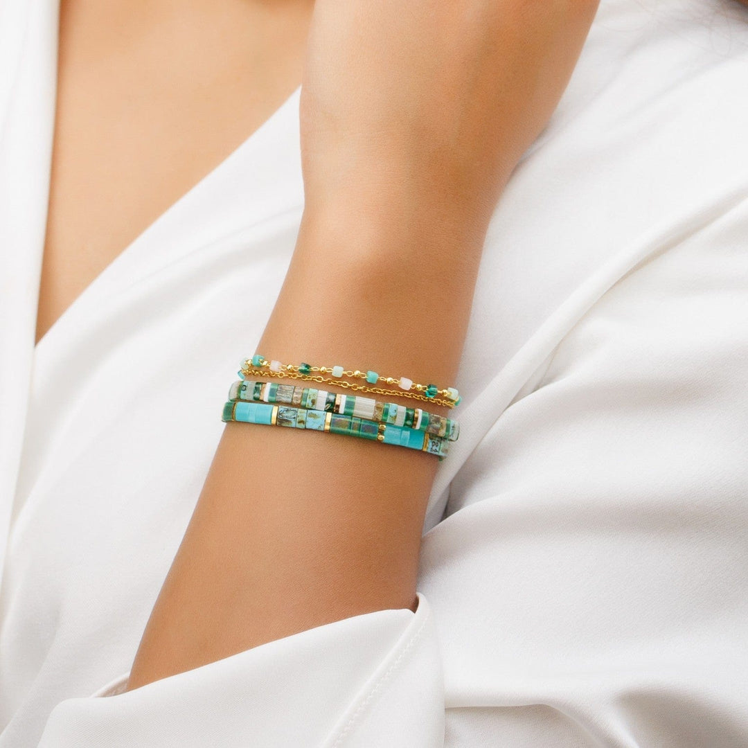 Parure Ela - Bracelet de perles