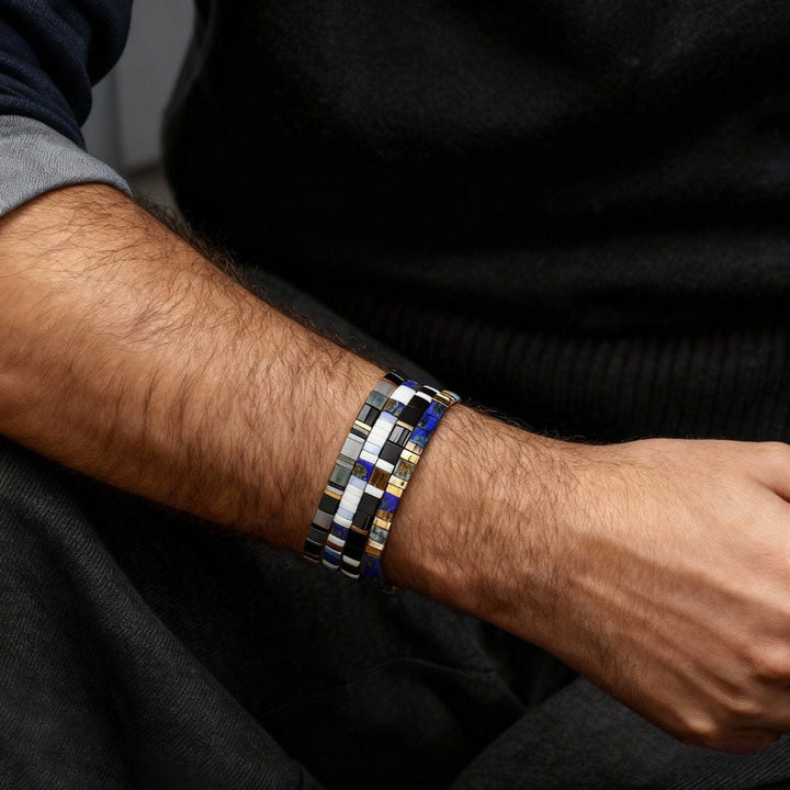 Parure Essential - Bracelets de Perles (Pour Lui)