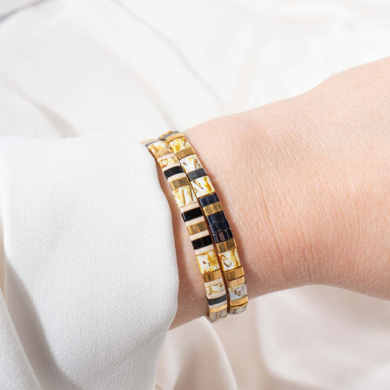 Parure Kasha - Bracelet de perles