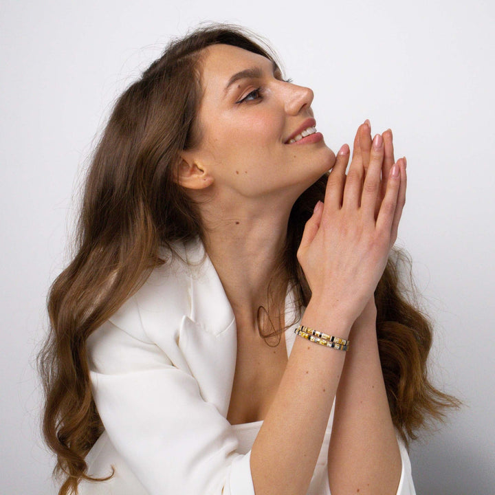 Parure Kasha - Bracelet de perles