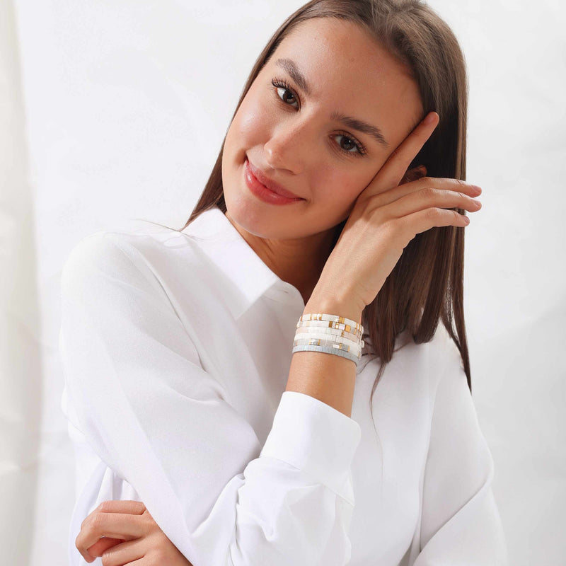 Parure Daria - Bracelets de perles