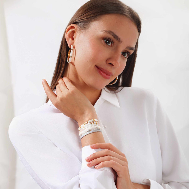 Parure Daria - Bracelets de perles