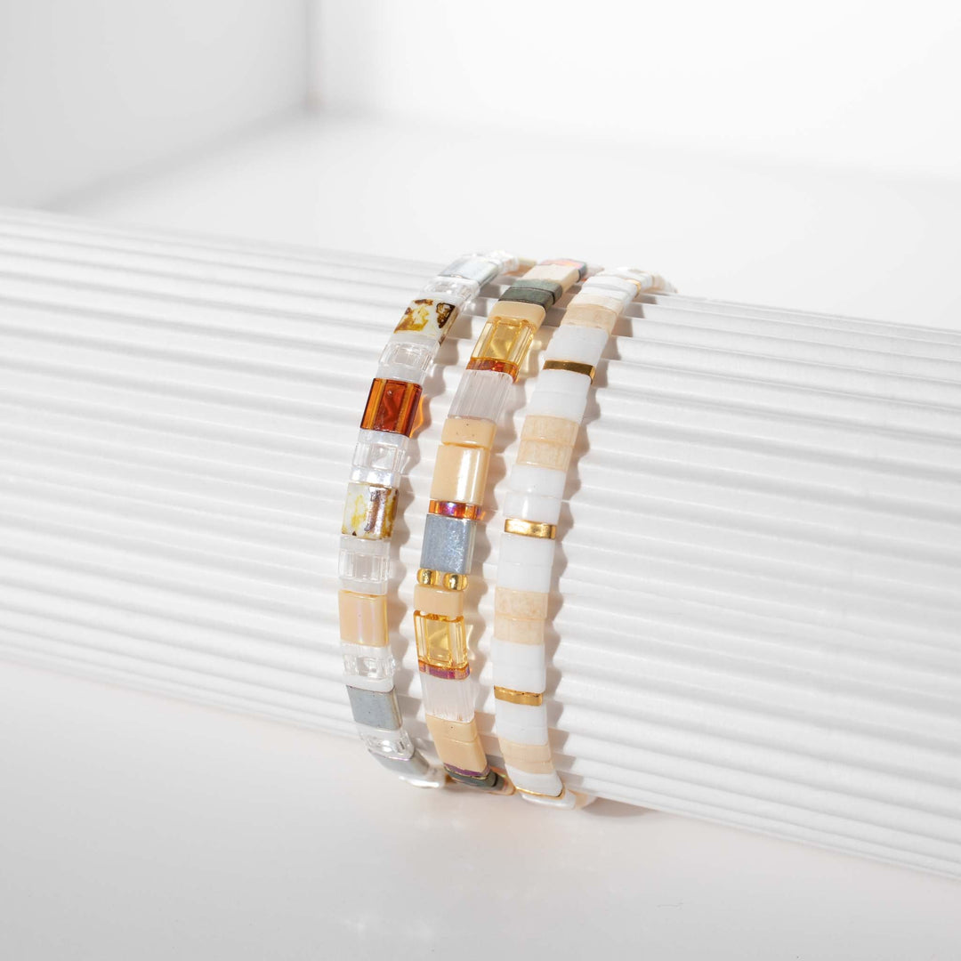 Parure Diane - Bracelets de perles