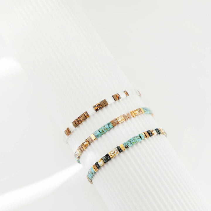 Set Jeanne - Pulseiras de pérolas