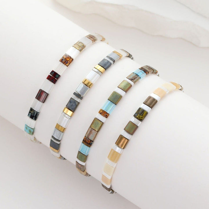 Parure Leah - Bracelets de perles