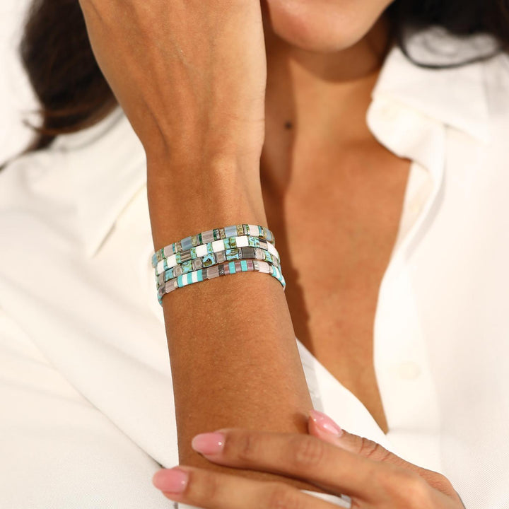 Parure Orina - Bracelets de perles