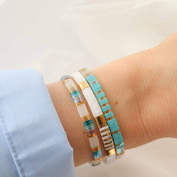 Parure Poly - Bracelets de perles