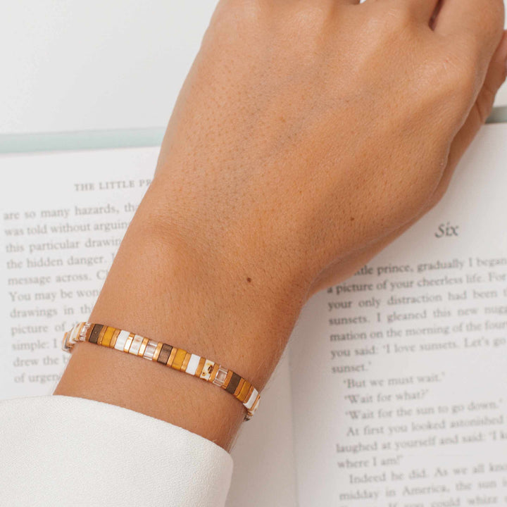 Amber - Bracelet de perles