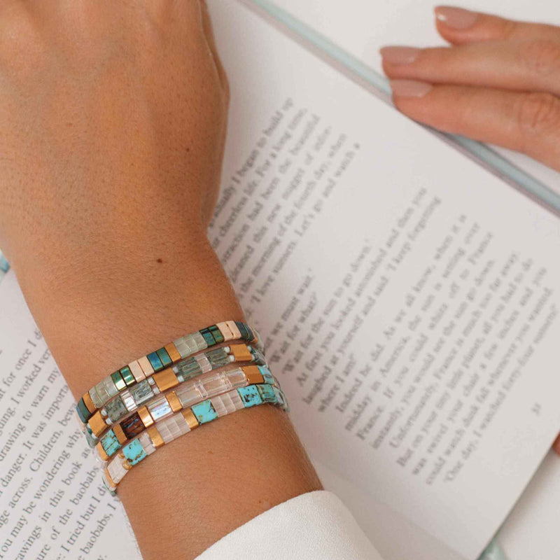 Parure Le Morne - Bracelets de perles