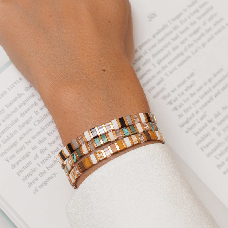 Parure Liana - Bracelets de perles