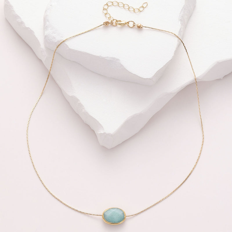 Hanna - Pendentif - necklace fait main en perles Miyuki par Køss Design