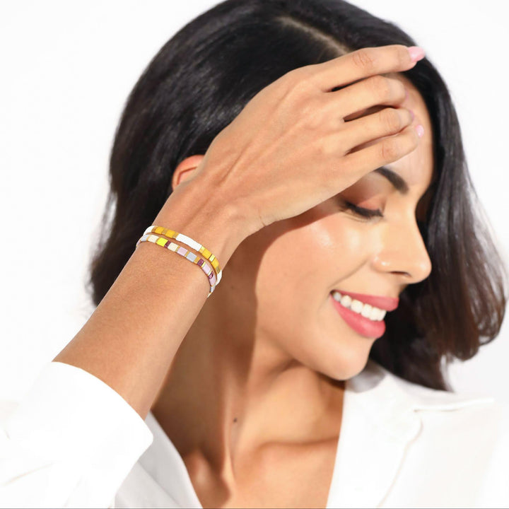 Parure Soleil - Bracelets de perles