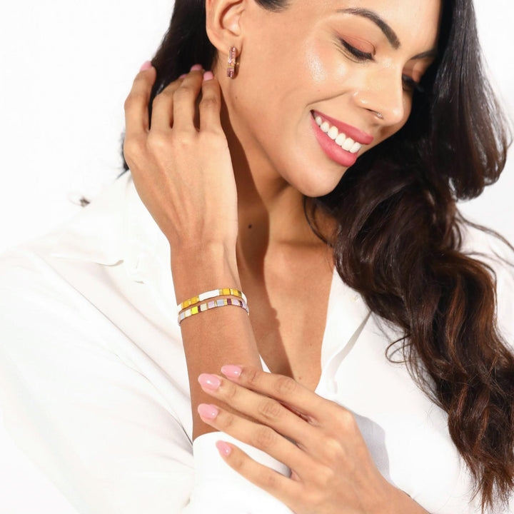 Parure Soleil - Bracelets de perles