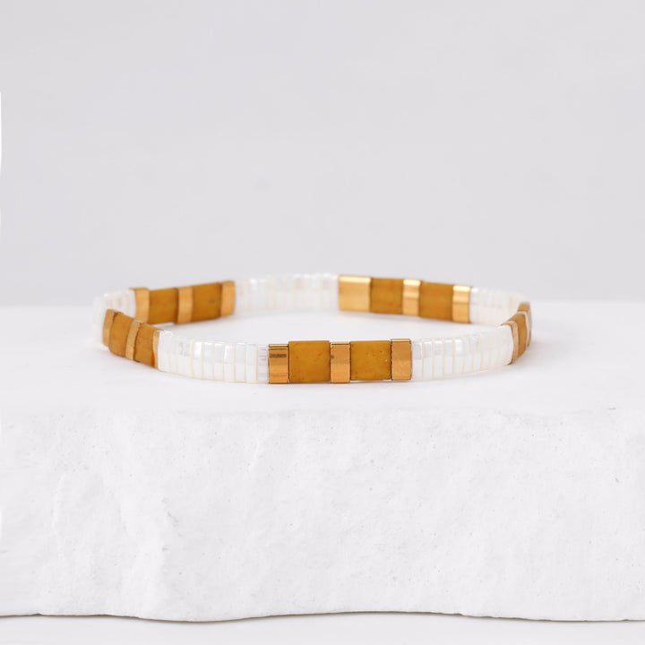 Parure Soleil - Bracelets de perles