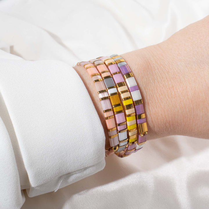 Set Lia - Pulseiras de pérolas