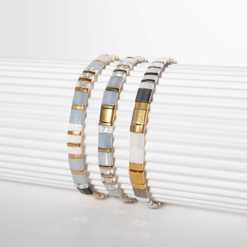 Set Stars - Pulseiras de pérolas